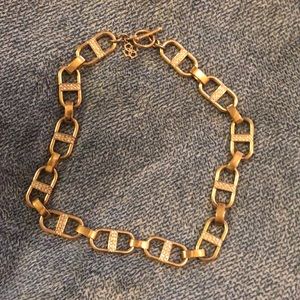 Anne Taylor chunky gold chain necklace